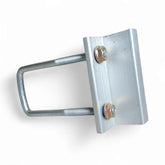 Solar End Clamp with U-Bolt – Aluminum Clamp With Galvanized Iron Mounting Bracket for PV Panels SmartEshop.Pk